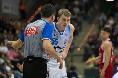 TREVISO 23 03 2025 LBA CAMPIONATO 2024-2025 NUTRIBULLET TREVISO BASKET - OPENJOBMETIS VARESE