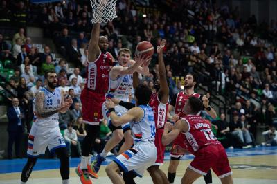 TREVISO 23 03 2025 LBA CAMPIONATO 2024-2025 NUTRIBULLET TREVISO BASKET - OPENJOBMETIS VARESE