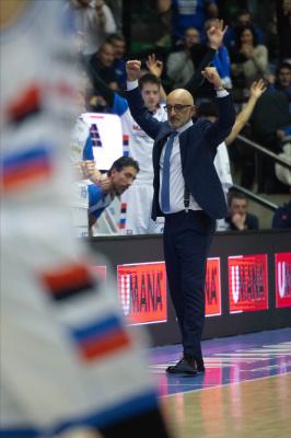 TREVISO 23 03 2025 LBA CAMPIONATO 2024-2025 NUTRIBULLET TREVISO BASKET - OPENJOBMETIS VARESE