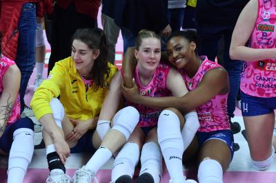 TREVISO 06 04 2025 LEGAVOLLEY PLAYOFF CAMPIONATO 2024-2025 PROSECCO DOC IMOCO - IGOR GORGONZOLA NOVARA