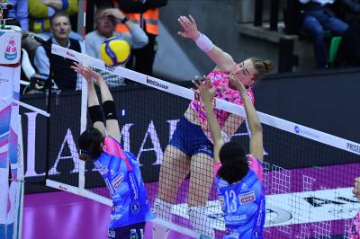 TREVISO 06 04 2025 LEGAVOLLEY PLAYOFF CAMPIONATO 2024-2025 PROSECCO DOC IMOCO - IGOR GORGONZOLA NOVARA