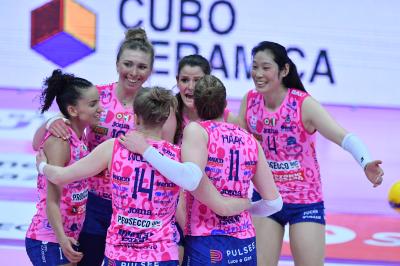 TREVISO 06 04 2025 LEGAVOLLEY PLAYOFF CAMPIONATO 2024-2025 PROSECCO DOC IMOCO - IGOR GORGONZOLA NOVARA