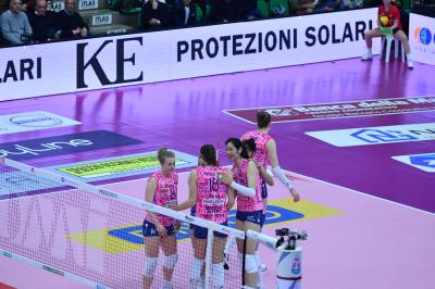 TREVISO 06 04 2025 LEGAVOLLEY PLAYOFF CAMPIONATO 2024-2025 PROSECCO DOC IMOCO - IGOR GORGONZOLA NOVARA