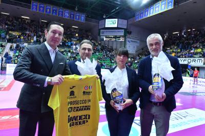 TREVISO 06 04 2025 LEGAVOLLEY PLAYOFF CAMPIONATO 2024-2025 PROSECCO DOC IMOCO - IGOR GORGONZOLA NOVARA