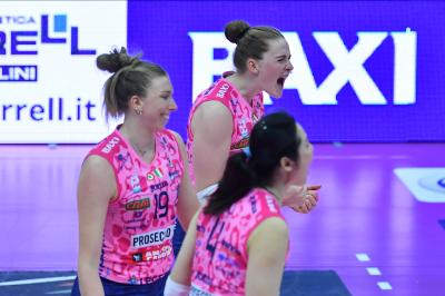 TREVISO 06 04 2025 LEGAVOLLEY PLAYOFF CAMPIONATO 2024-2025 PROSECCO DOC IMOCO - IGOR GORGONZOLA NOVARA