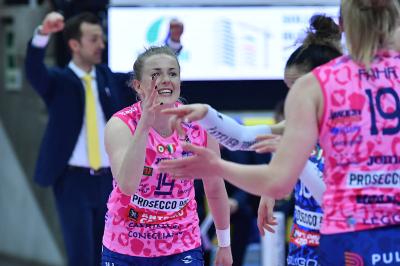 TREVISO 06 04 2025 LEGAVOLLEY PLAYOFF CAMPIONATO 2024-2025 PROSECCO DOC IMOCO - IGOR GORGONZOLA NOVARA