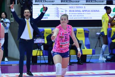 TREVISO 06 04 2025 LEGAVOLLEY PLAYOFF CAMPIONATO 2024-2025 PROSECCO DOC IMOCO - IGOR GORGONZOLA NOVARA