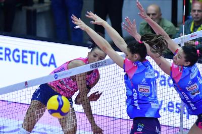 TREVISO 06 04 2025 LEGAVOLLEY PLAYOFF CAMPIONATO 2024-2025 PROSECCO DOC IMOCO - IGOR GORGONZOLA NOVARA