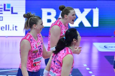 TREVISO 06 04 2025 LEGAVOLLEY PLAYOFF CAMPIONATO 2024-2025 PROSECCO DOC IMOCO - IGOR GORGONZOLA NOVARA