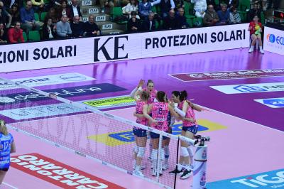 TREVISO 06 04 2025 LEGAVOLLEY PLAYOFF CAMPIONATO 2024-2025 PROSECCO DOC IMOCO - IGOR GORGONZOLA NOVARA