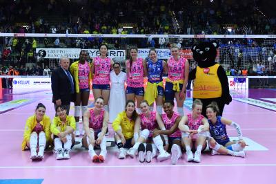 TREVISO 06 04 2025 LEGAVOLLEY PLAYOFF CAMPIONATO 2024-2025 PROSECCO DOC IMOCO - IGOR GORGONZOLA NOVARA