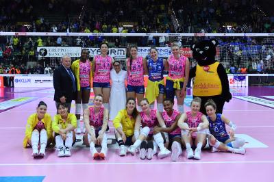 TREVISO 06 04 2025 LEGAVOLLEY PLAYOFF CAMPIONATO 2024-2025 PROSECCO DOC IMOCO - IGOR GORGONZOLA NOVARA