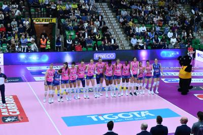 TREVISO 06 04 2025 LEGAVOLLEY PLAYOFF CAMPIONATO 2024-2025 PROSECCO DOC IMOCO - IGOR GORGONZOLA NOVARA
