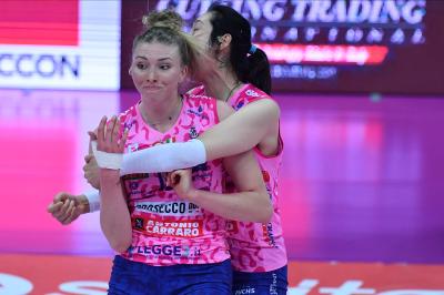 TREVISO 06 04 2025 LEGAVOLLEY PLAYOFF CAMPIONATO 2024-2025 PROSECCO DOC IMOCO - IGOR GORGONZOLA NOVARA