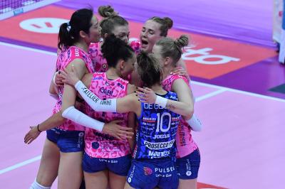 TREVISO 06 04 2025 LEGAVOLLEY PLAYOFF CAMPIONATO 2024-2025 PROSECCO DOC IMOCO - IGOR GORGONZOLA NOVARA