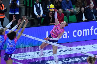 TREVISO 06 04 2025 LEGAVOLLEY PLAYOFF CAMPIONATO 2024-2025 PROSECCO DOC IMOCO - IGOR GORGONZOLA NOVARA
