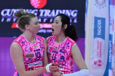 TREVISO 06 04 2025 LEGAVOLLEY PLAYOFF CAMPIONATO 2024-2025 PROSECCO DOC IMOCO - IGOR GORGONZOLA NOVARA