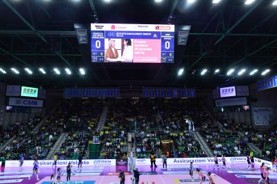 TREVISO 06 04 2025 LEGAVOLLEY PLAYOFF CAMPIONATO 2024-2025 PROSECCO DOC IMOCO - IGOR GORGONZOLA NOVARA