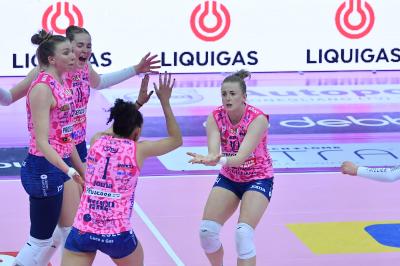 TREVISO 06 04 2025 LEGAVOLLEY PLAYOFF CAMPIONATO 2024-2025 PROSECCO DOC IMOCO - IGOR GORGONZOLA NOVARA