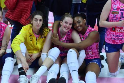 TREVISO 06 04 2025 LEGAVOLLEY PLAYOFF CAMPIONATO 2024-2025 PROSECCO DOC IMOCO - IGOR GORGONZOLA NOVARA