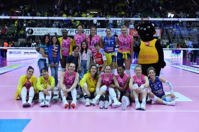 TREVISO 06 04 2025 LEGAVOLLEY PLAYOFF CAMPIONATO 2024-2025 PROSECCO DOC IMOCO - IGOR GORGONZOLA NOVARA