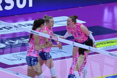 TREVISO 06 04 2025 LEGAVOLLEY PLAYOFF CAMPIONATO 2024-2025 PROSECCO DOC IMOCO - IGOR GORGONZOLA NOVARA