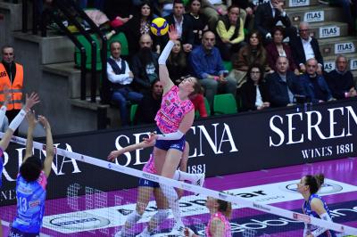 TREVISO 06 04 2025 LEGAVOLLEY PLAYOFF CAMPIONATO 2024-2025 PROSECCO DOC IMOCO - IGOR GORGONZOLA NOVARA