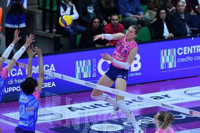 TREVISO 06 04 2025 LEGAVOLLEY PLAYOFF CAMPIONATO 2024-2025 PROSECCO DOC IMOCO - IGOR GORGONZOLA NOVARA