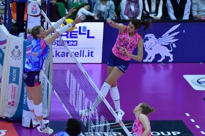 TREVISO 06 04 2025 LEGAVOLLEY PLAYOFF CAMPIONATO 2024-2025 PROSECCO DOC IMOCO - IGOR GORGONZOLA NOVARA
