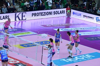 TREVISO 06 04 2025 LEGAVOLLEY PLAYOFF CAMPIONATO 2024-2025 PROSECCO DOC IMOCO - IGOR GORGONZOLA NOVARA