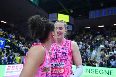 TREVISO 06 04 2025 LEGAVOLLEY PLAYOFF CAMPIONATO 2024-2025 PROSECCO DOC IMOCO - IGOR GORGONZOLA NOVARA