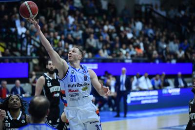 TREVISO 07 04 2025 LBA, CAMPIONATO 2024-2025 NUTRIBULLET TREVISO BASKET - SEGAFREDFO VIRTUS BOLOGNA