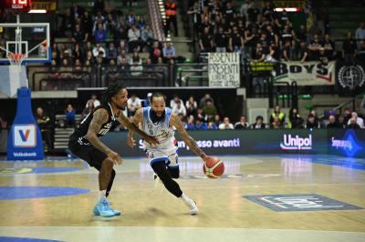 TREVISO 07 04 2025 LBA, CAMPIONATO 2024-2025 NUTRIBULLET TREVISO BASKET - SEGAFREDFO VIRTUS BOLOGNA