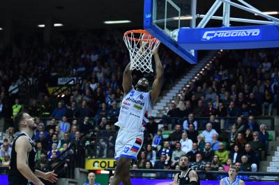 TREVISO 07 04 2025 LBA, CAMPIONATO 2024-2025 NUTRIBULLET TREVISO BASKET - SEGAFREDFO VIRTUS BOLOGNA