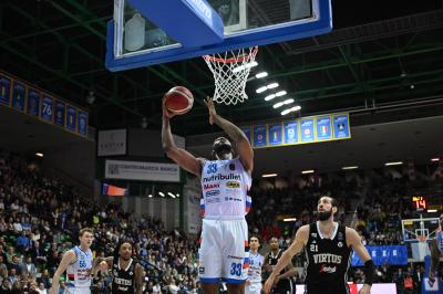 TREVISO 07 04 2025 LBA, CAMPIONATO 2024-2025 NUTRIBULLET TREVISO BASKET - SEGAFREDFO VIRTUS BOLOGNA