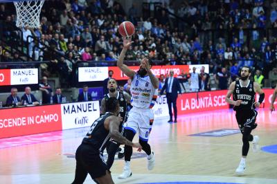 TREVISO 07 04 2025 LBA, CAMPIONATO 2024-2025 NUTRIBULLET TREVISO BASKET - SEGAFREDFO VIRTUS BOLOGNA