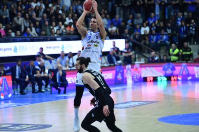 TREVISO 07 04 2025 LBA, CAMPIONATO 2024-2025 NUTRIBULLET TREVISO BASKET - SEGAFREDFO VIRTUS BOLOGNA