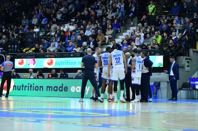 TREVISO 07 04 2025 LBA, CAMPIONATO 2024-2025 NUTRIBULLET TREVISO BASKET - SEGAFREDFO VIRTUS BOLOGNA