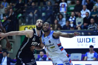 TREVISO 07 04 2025 LBA, CAMPIONATO 2024-2025 NUTRIBULLET TREVISO BASKET - SEGAFREDFO VIRTUS BOLOGNA