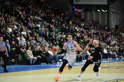 TREVISO 07 04 2025 LBA, CAMPIONATO 2024-2025 NUTRIBULLET TREVISO BASKET - SEGAFREDFO VIRTUS BOLOGNA