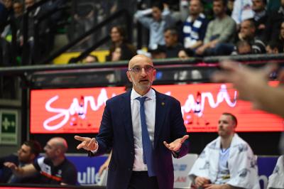 TREVISO 07 04 2025 LBA, CAMPIONATO 2024-2025 NUTRIBULLET TREVISO BASKET - SEGAFREDFO VIRTUS BOLOGNA