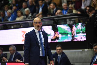 TREVISO 07 04 2025 LBA, CAMPIONATO 2024-2025 NUTRIBULLET TREVISO BASKET - SEGAFREDFO VIRTUS BOLOGNA