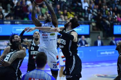 TREVISO 07 04 2025 LBA, CAMPIONATO 2024-2025 NUTRIBULLET TREVISO BASKET - SEGAFREDFO VIRTUS BOLOGNA