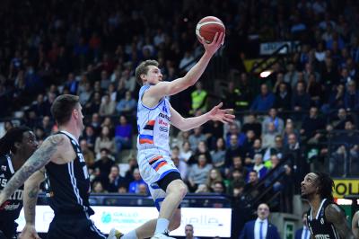 TREVISO 07 04 2025 LBA, CAMPIONATO 2024-2025 NUTRIBULLET TREVISO BASKET - SEGAFREDFO VIRTUS BOLOGNA