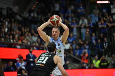 TREVISO 07 04 2025 LBA, CAMPIONATO 2024-2025 NUTRIBULLET TREVISO BASKET - SEGAFREDFO VIRTUS BOLOGNA