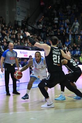 TREVISO 07 04 2025 LBA, CAMPIONATO 2024-2025 NUTRIBULLET TREVISO BASKET - SEGAFREDFO VIRTUS BOLOGNA