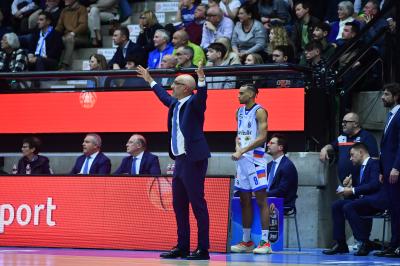 TREVISO 07 04 2025 LBA, CAMPIONATO 2024-2025 NUTRIBULLET TREVISO BASKET - SEGAFREDFO VIRTUS BOLOGNA