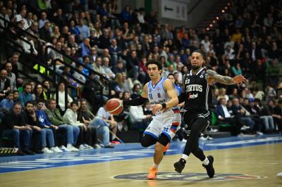 TREVISO 07 04 2025 LBA, CAMPIONATO 2024-2025 NUTRIBULLET TREVISO BASKET - SEGAFREDFO VIRTUS BOLOGNA