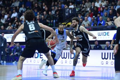 TREVISO 07 04 2025 LBA, CAMPIONATO 2024-2025 NUTRIBULLET TREVISO BASKET - SEGAFREDFO VIRTUS BOLOGNA