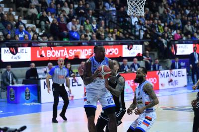 TREVISO 07 04 2025 LBA, CAMPIONATO 2024-2025 NUTRIBULLET TREVISO BASKET - SEGAFREDFO VIRTUS BOLOGNA